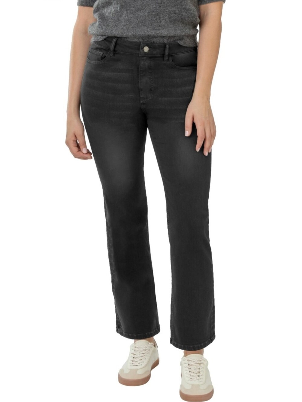 Well Worn 10/30 Black Straight-Leg Jeans 3106-